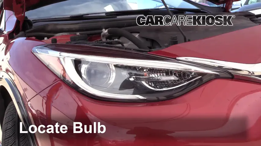 2017 Infiniti QX30 2.0L 4 Cyl. Turbo Lights Parking Light (replace bulb)